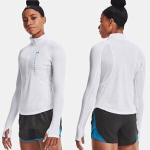 New Under Armour Speed Stride Attitude ½ Zip Long Sleeve Top Size L